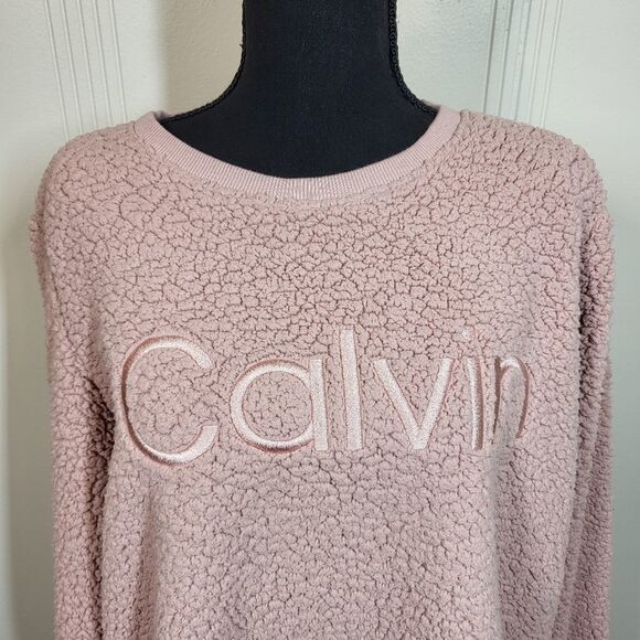 - Plus Size Calvin Klein Women's  Pullover Sweatshirt - Picture 4 of 10